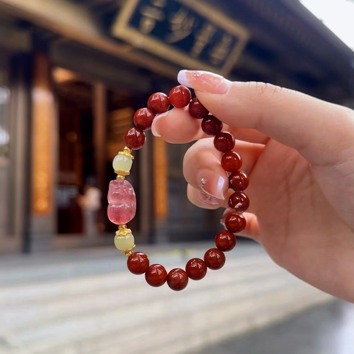 Linyin Temple | Red Mist Fortune Bracelet