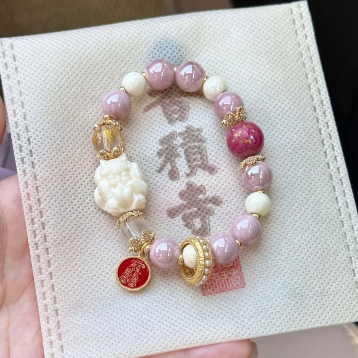 Xiangji Temple “Lu Lu Tong” Bracelet – Fox Blessing for the Six Directions
